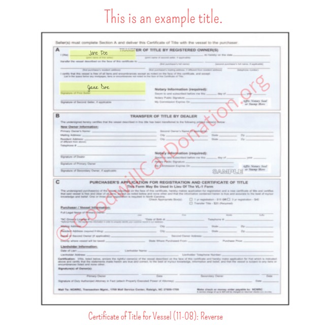 How to sign your north carolina titles goodwill car donation