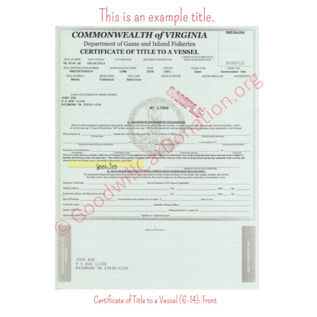 How To Sign Your Virginia Title Goodwill Car Donations