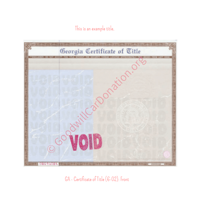 How to Sign Your Titles Goodwill Car Donations