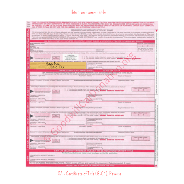 How to Sign Your Titles Goodwill Car Donations