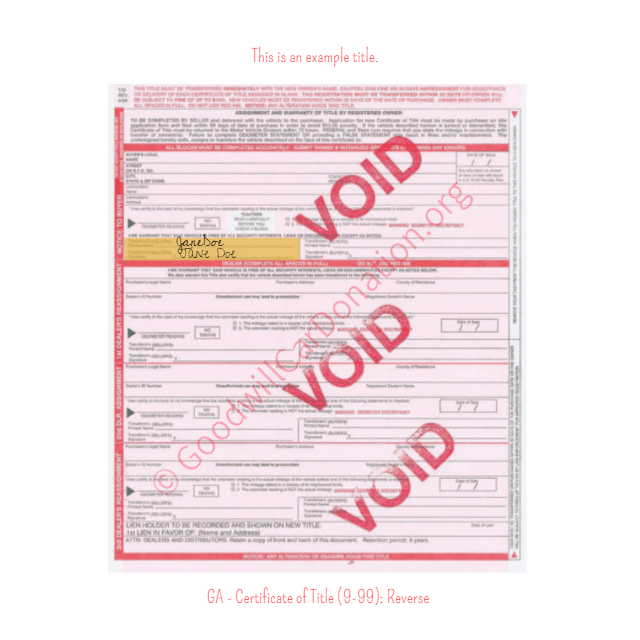 How to Sign Your Titles Goodwill Car Donations