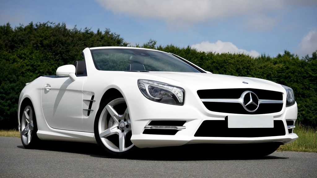 White Mercedes-Benz Convertible | Goodwill Car Donations
