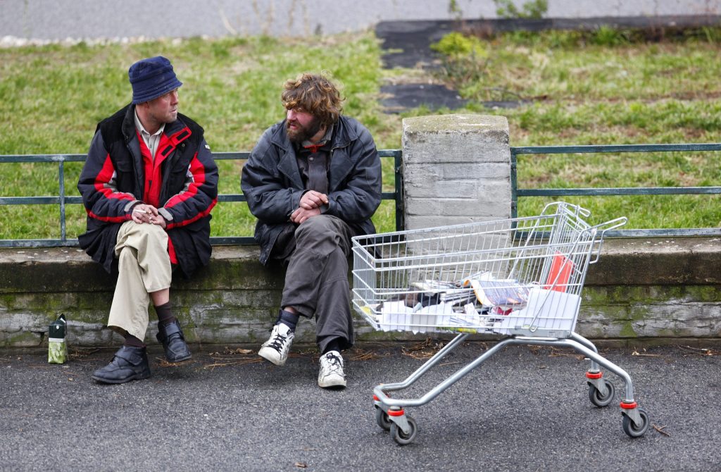 Homeless Men on a Street | Goodwill Car Donations