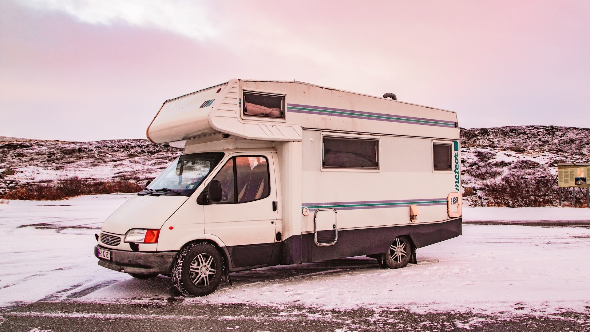 RV in winter | Goodwill Car Donations