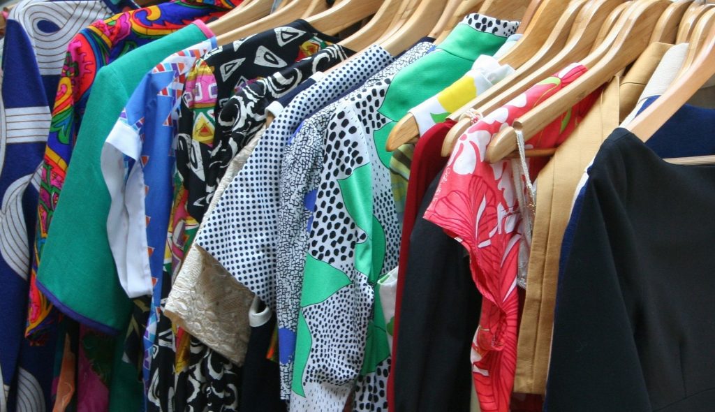 Dresses Hanging in a Store | Goodwill Car Donations