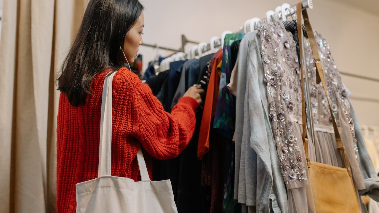 Woman Shopping in a Thrift Store | Goodwill Car Donations