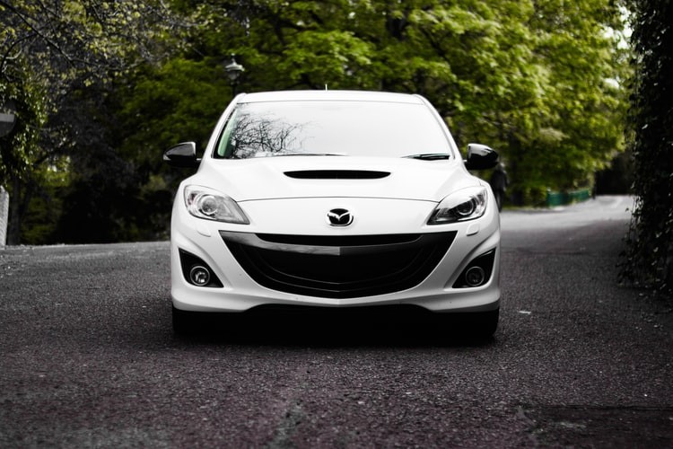 White Mazda Car in Boston | Goodwill Car Donations