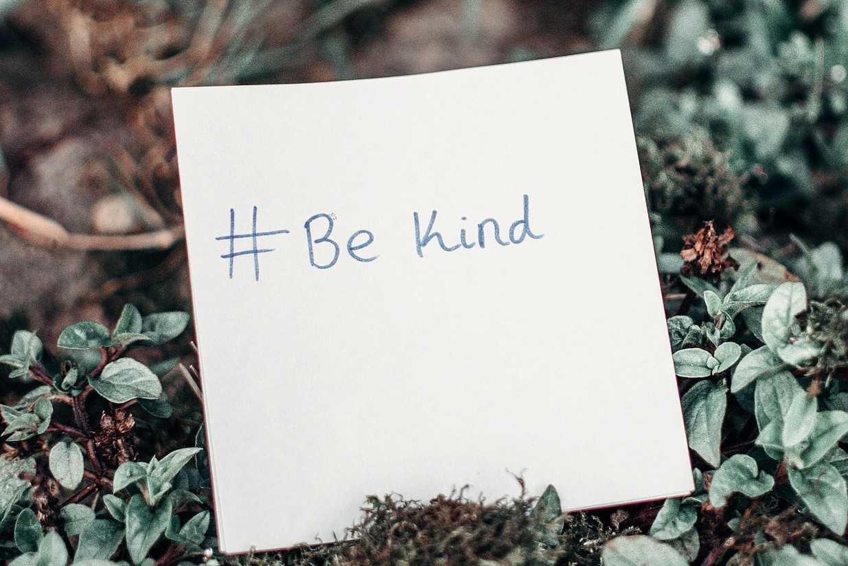 Be Kind Written on a Paper | Goodwill Car Donations