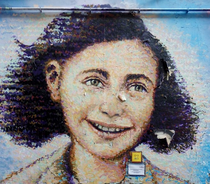 Anne Frank Mural on a Wall | Goodwill Car Donations