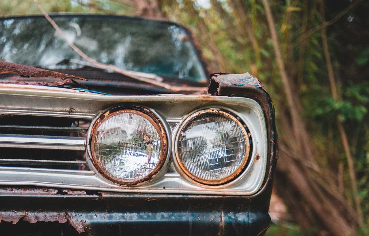 Rusted Car Beside the Street | Goodwill Car Donations