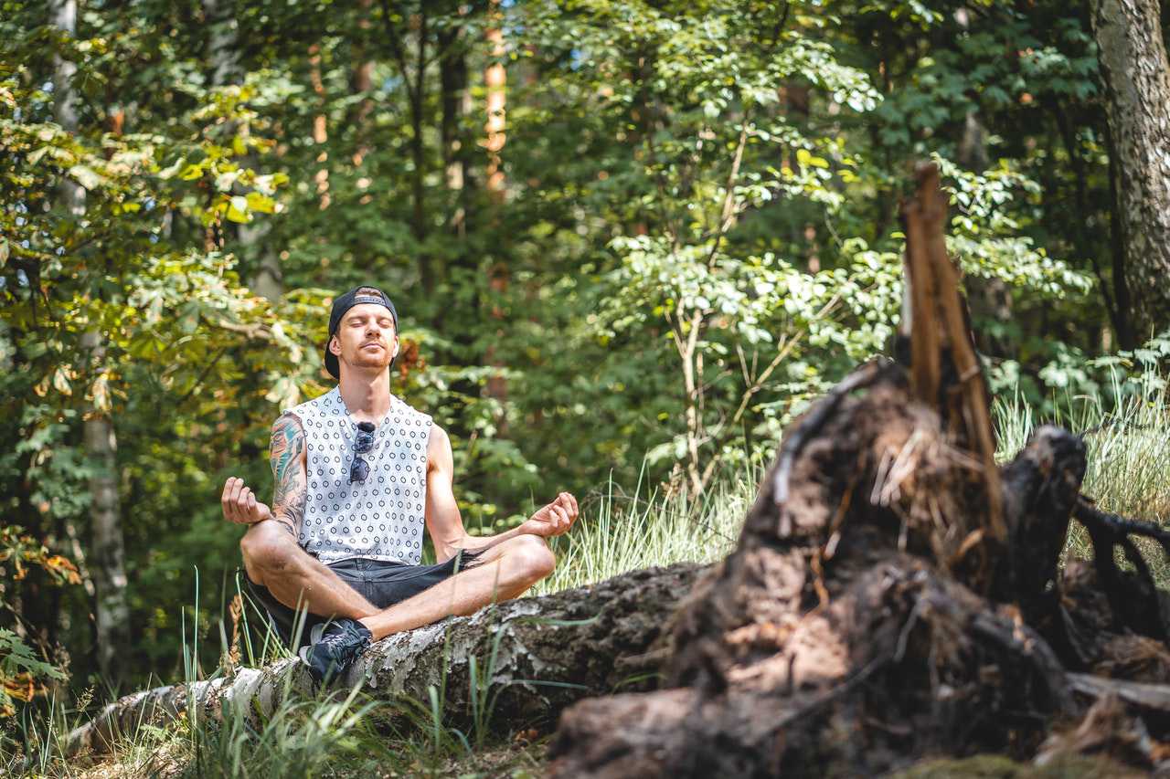 Person Meditating in Nature | Goodwill Car Donations