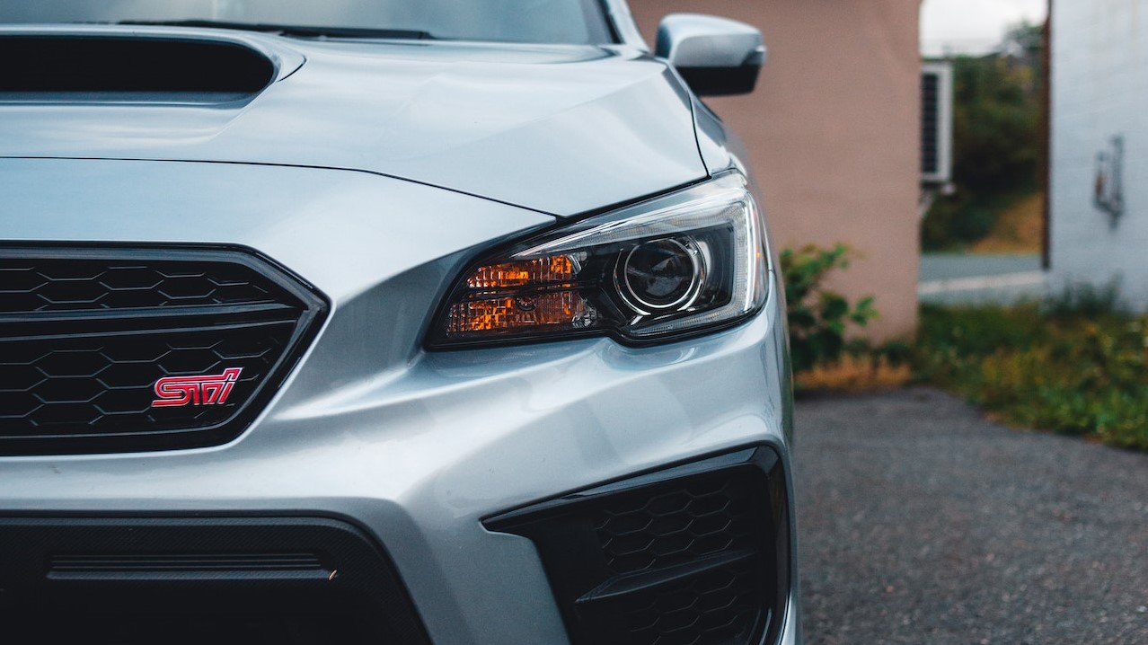 Headlight of a Silver Subaru Car | Goodwill Car Donations