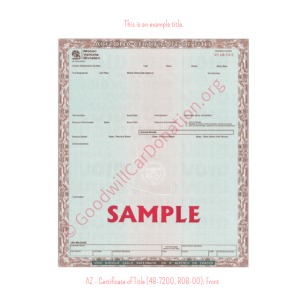 How To Sign Your Arizona Vehicle Title Goodwill Car Donation How To Sign Your Arizona Vehicle Title Goodwill Car Donation