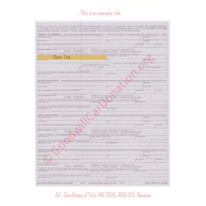 How To Sign Your Arizona Vehicle Title Goodwill Car Donation How To Sign Your Arizona Vehicle Title Goodwill Car Donation