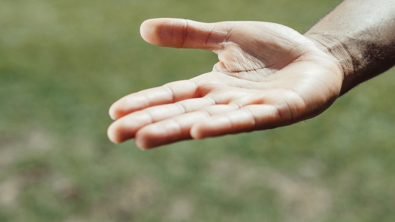 Close-up of Human Palm | Goodwill Car Donations