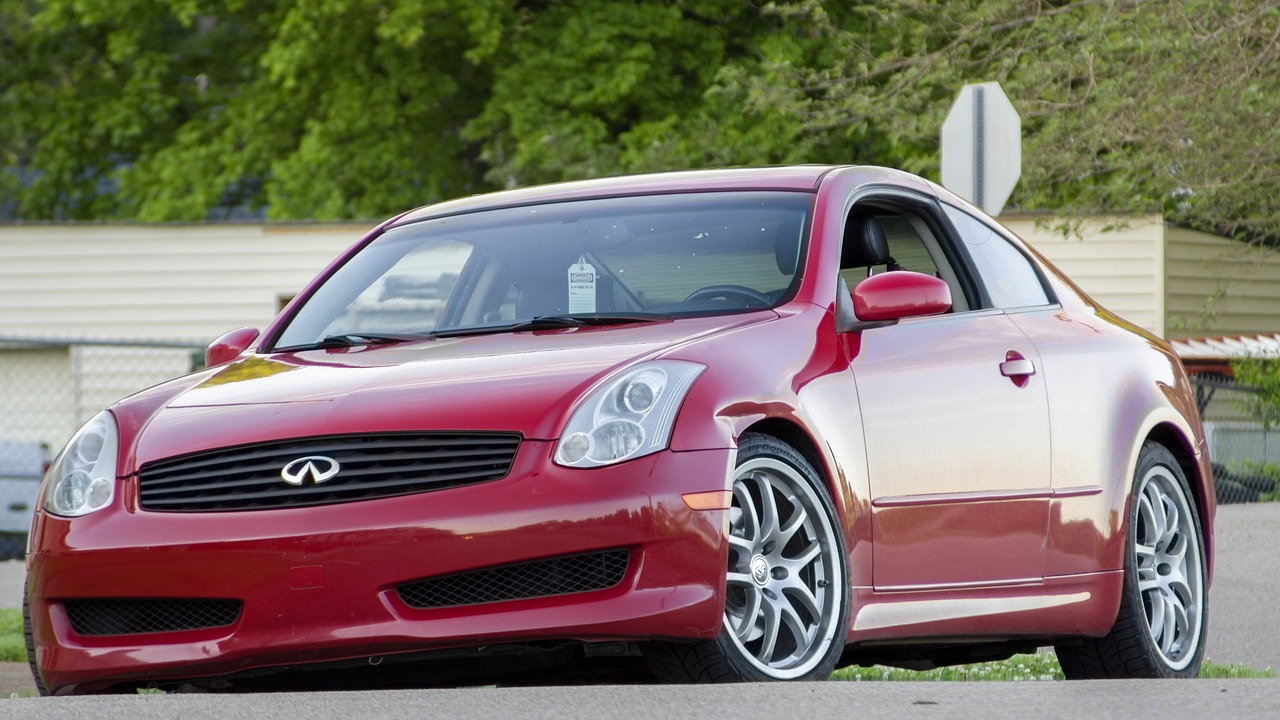 G35 Infiniti Car Coupe Red Sporty Automobile | Goodwill Car Donations