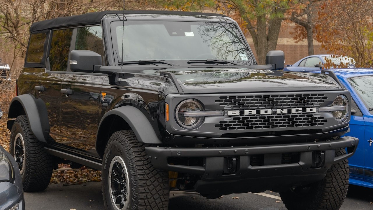 A Black Vehicle Parked | Goodwill Car Donations