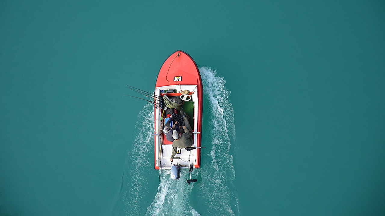 Aerial View of Fisherman on Boat | Goodwill Car Donations