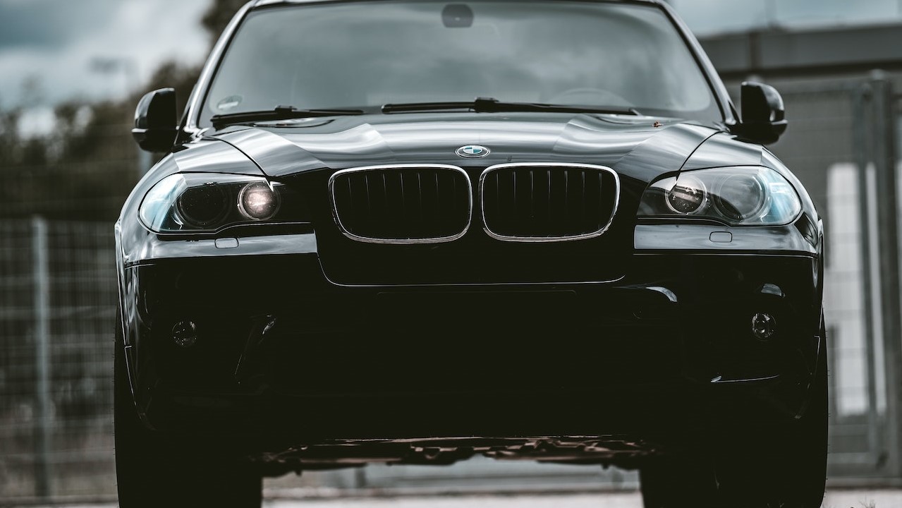 Front View Of A Black BMW | Goodwill Car Donations