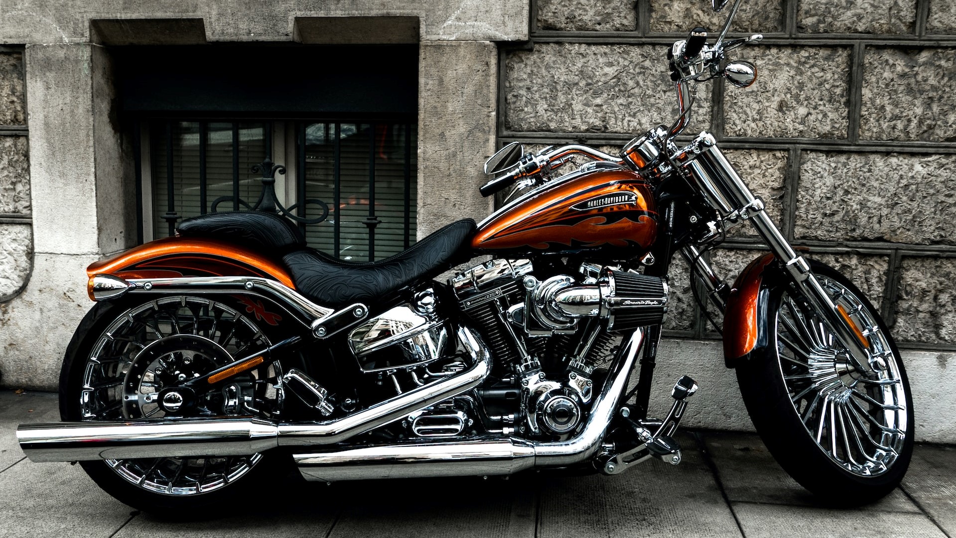 Orange Harley Davidson | Goodwill Car Donations