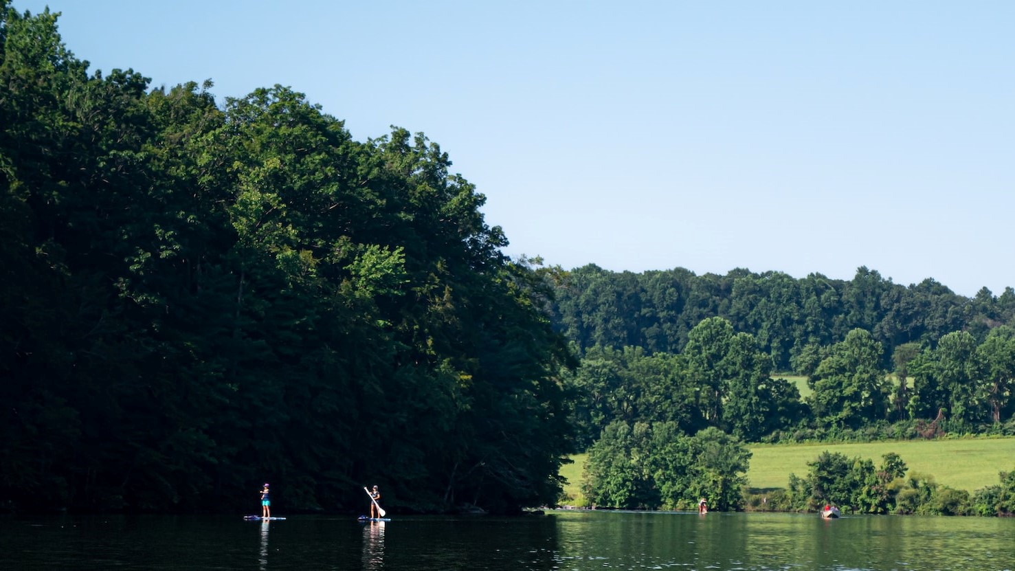 People riding kayak in marsh creek park in downingtown | Goodwill Car Donations