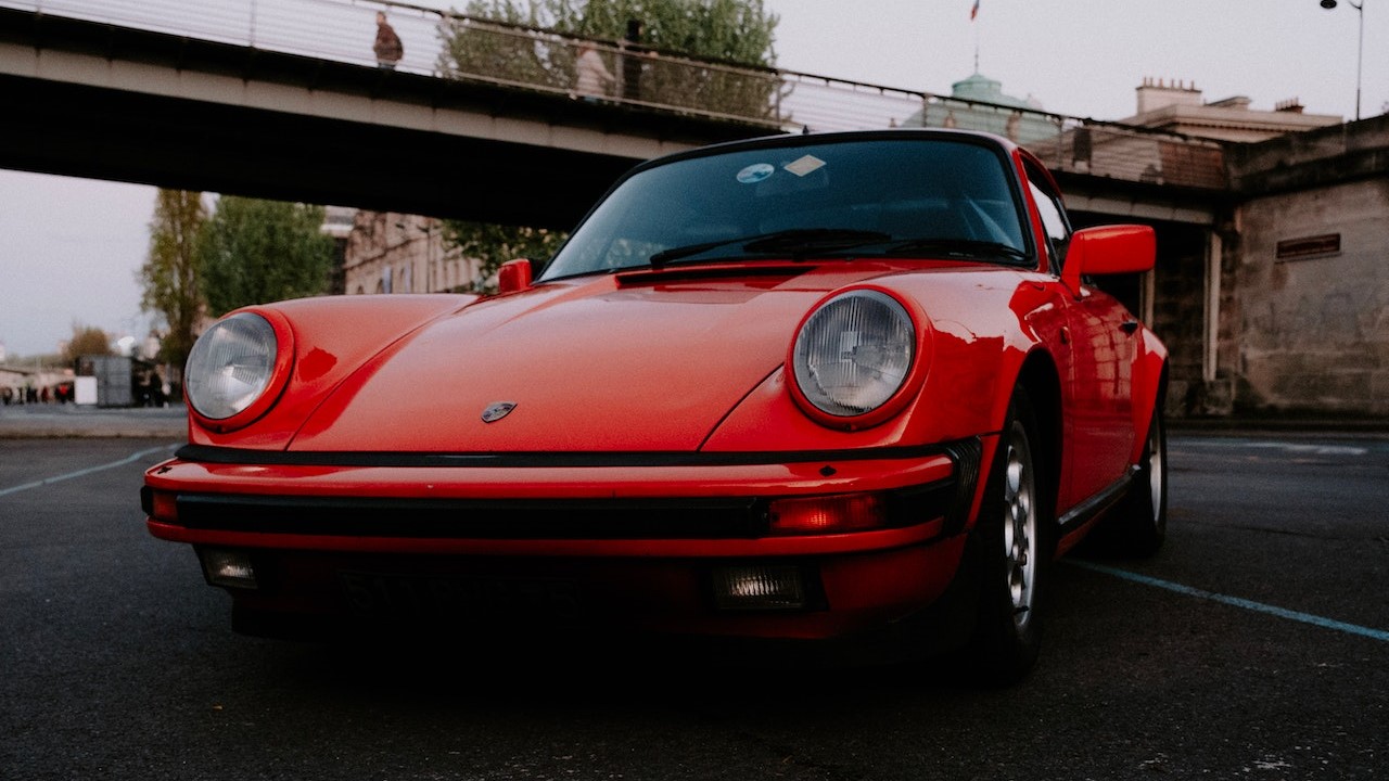 Red car parked | Goodwill Car Donations