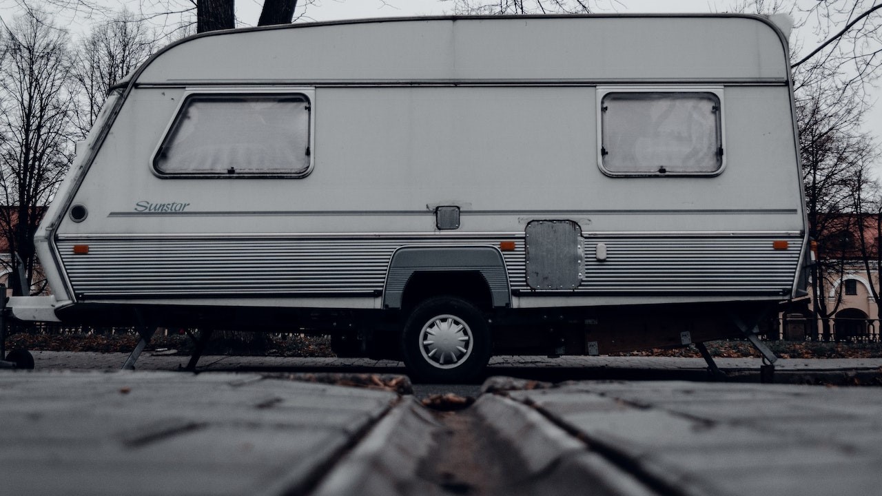 Silver trailer parked | Goodwill Car Donations