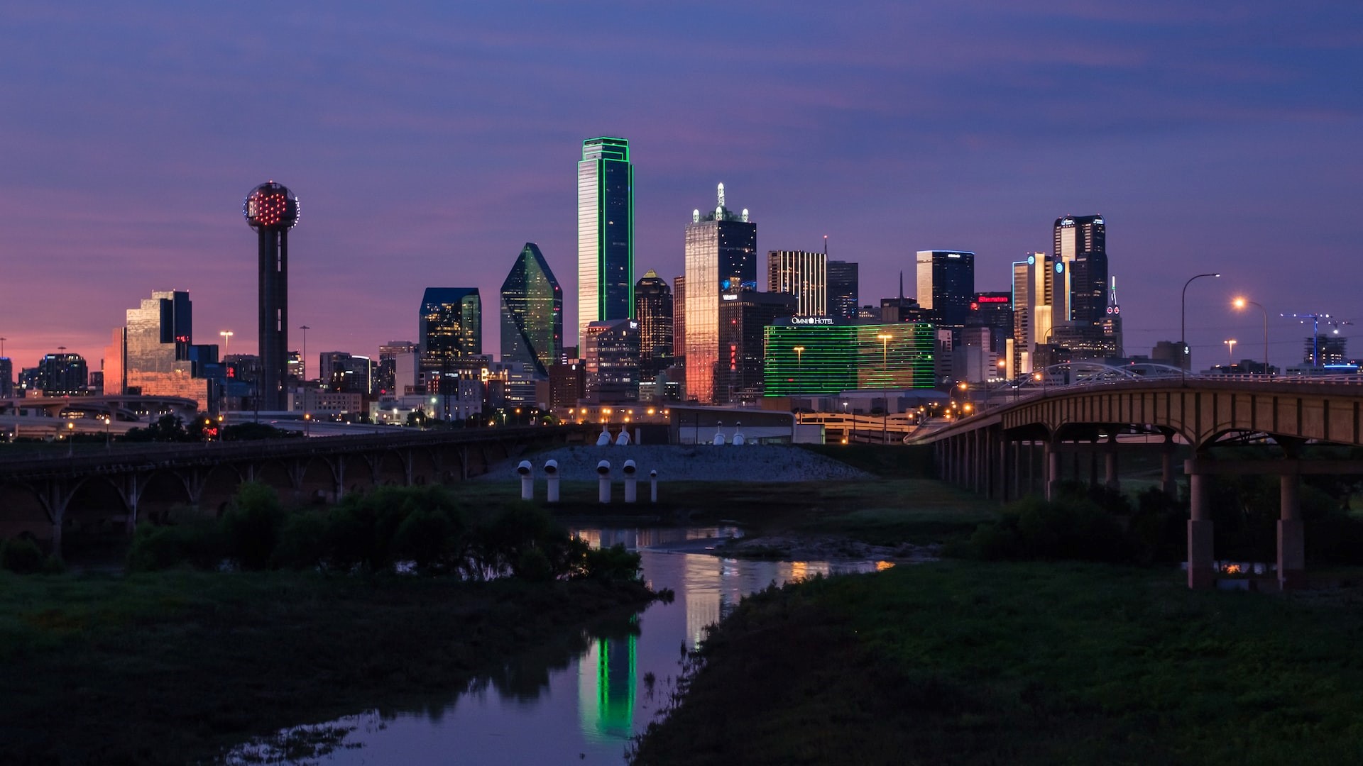 Downtown Dallas Skyline as seen from the Trinity River | Goodwill Car Donations