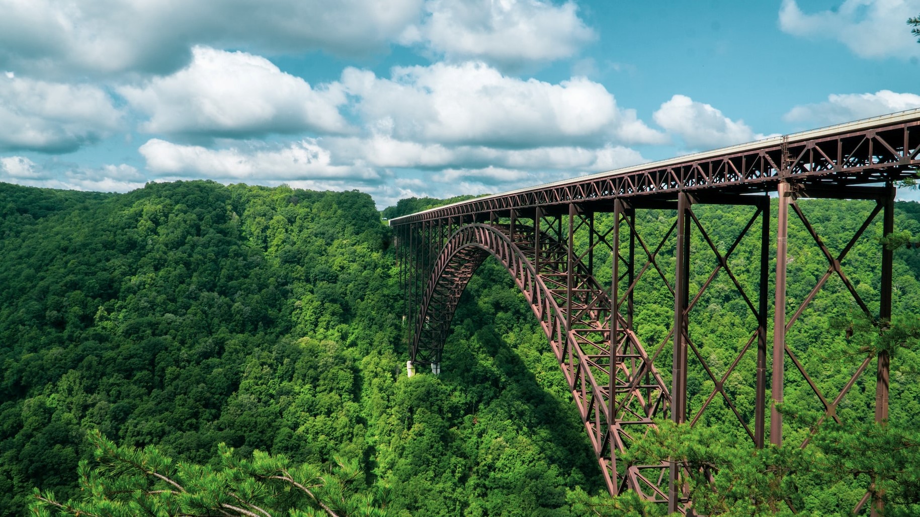 Gray Metal Bridge over green trees | Goodwill Car Donations