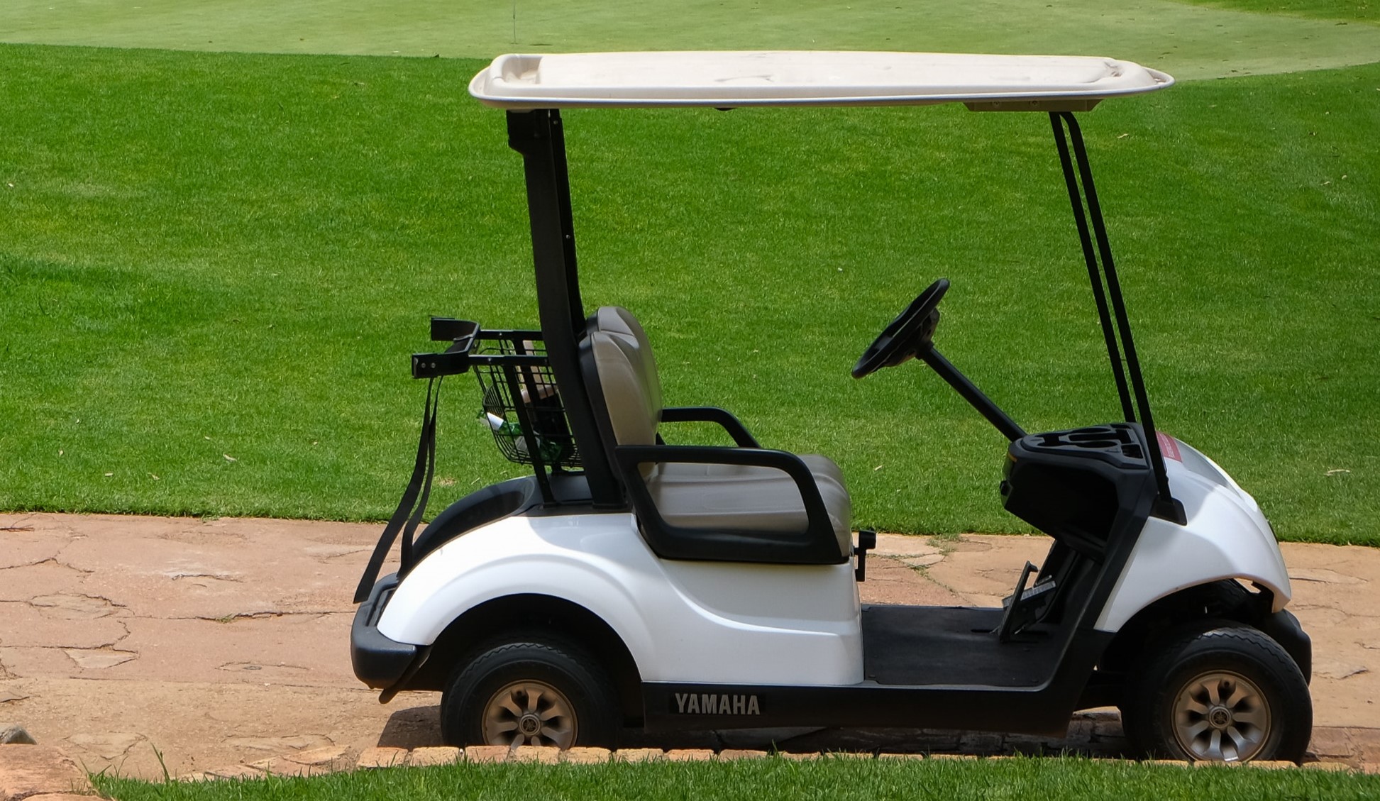 Parked Golf Cart | Goodwill Car Donations