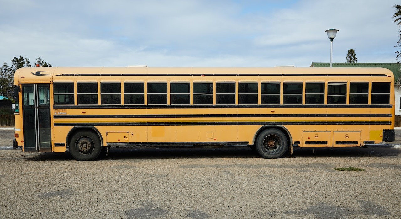 Parked Yellow School Bus | Goodwill Car Donations