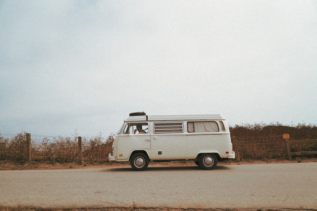 Side View of a Van on the Road | Goodwill Car Donations