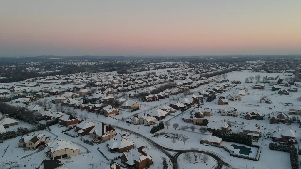 Aerial view of city buildings during daytime