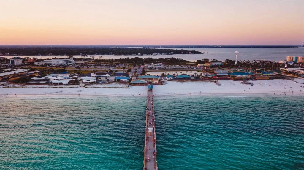 Okaloosa Island Pier, Fort Walton Beach, during daytime