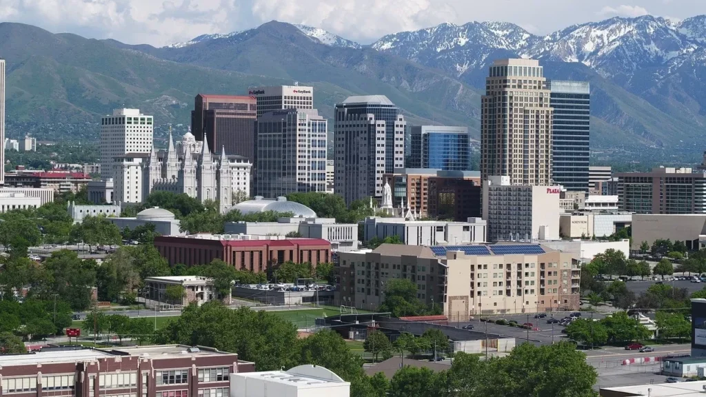 Salt lake city, Utah, Rocky mountains