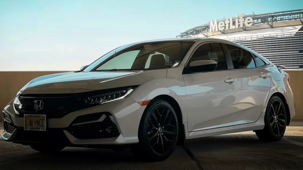 White Honda Civic Si Sedan, New Jersey, United States