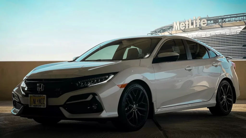 White Honda Civic Si Sedan, New Jersey, United States
