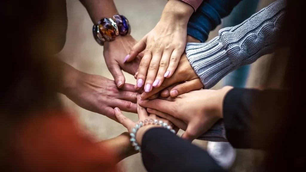 Team, Friendship, Group hands