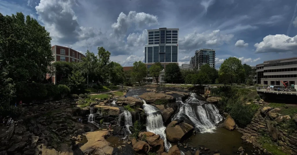 Falls Park in Greenville, SC