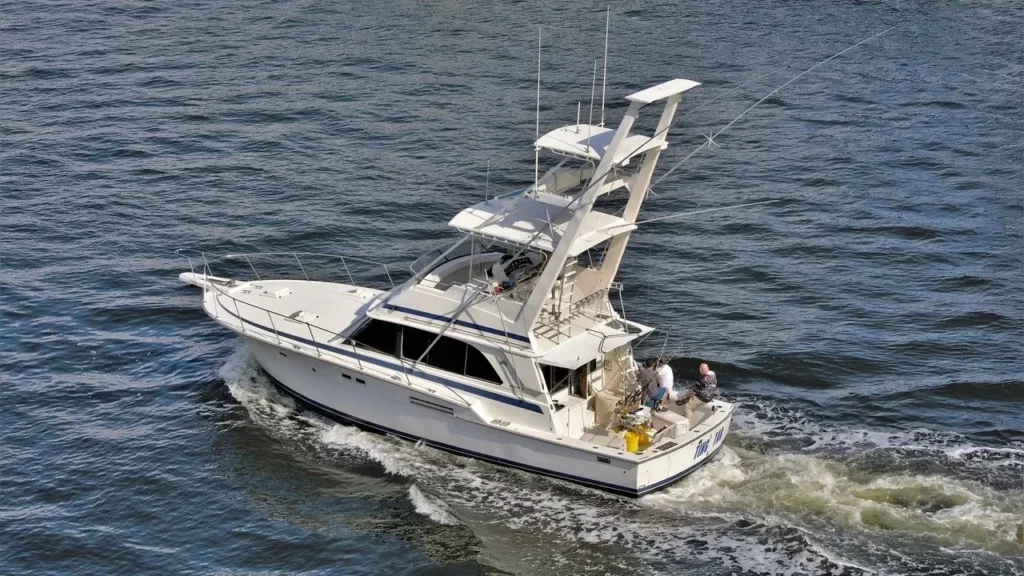 Deep-sea fishing boat, fisherman, boat